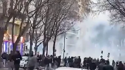 Fransa sokakları karıştı: YPG/SDG yandaşları Paris ve Marsilya’da polise saldırdı,