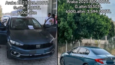 Son iki yılda yüzde 250 kazandıran gram altın, otomobili yatırım