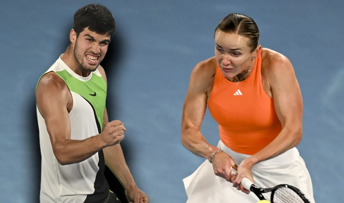 Sezonun ilk grand slam turnuvası Avustralya Açık'ta Carlos Alcaraz ve