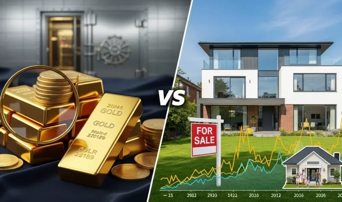 Son 5 yılda gram altın ve konut getirileri kıyaslandı. Yatırımcıyı