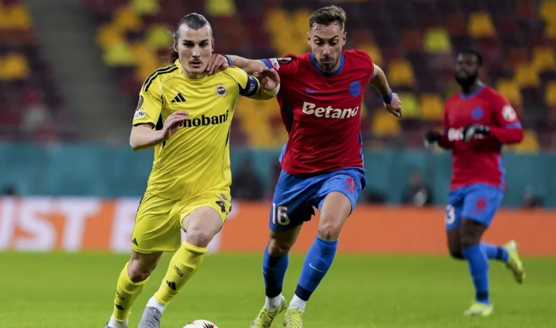 UEFA Avrupa Ligi'nde Fenerbahçe, FCSB ile 1-1 berabere kalarak lig