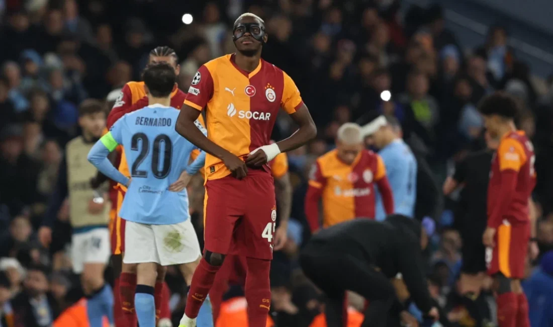 Şampiyonlar Ligi'nde Manchester City'ye 2-0 mağlup olan Galatasaray, lig aşamasını