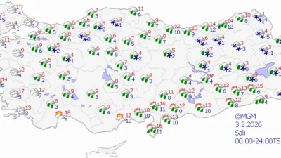 Meteoroloji Genel Müdürlüğü haftalık raporuyla uyardı. Sıcaklıklar düşüyor, Salı gününden