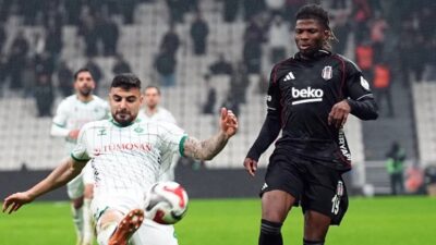 Süper Lig'de Beşiktaş, Konyaspor karşısında 1-0 geriye düştüğü maçı Orkun