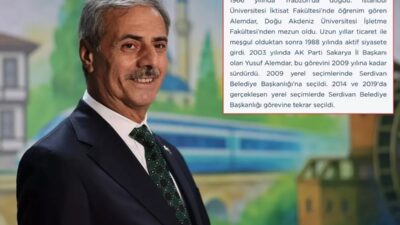 Doğu Akdeniz Üniversitesi, Sakarya Büyükşehir Belediye Başkanı Yusuf Alemdar'ın okulda