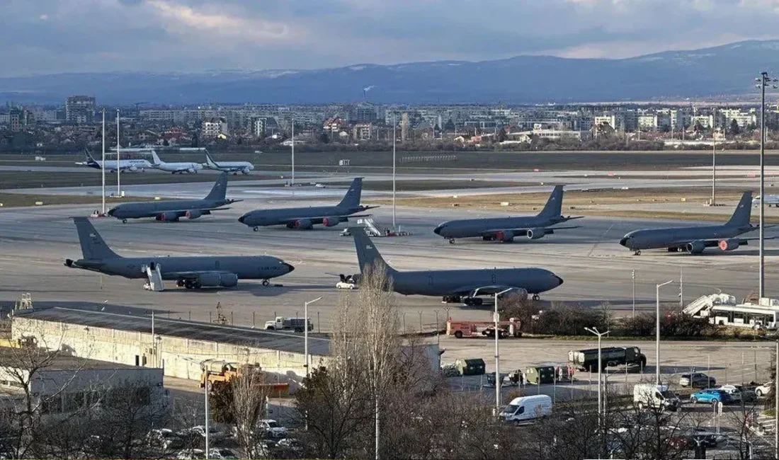 ABD ve İran gerilimi sürerken Bulgaristan'a inen askeri uçaklar bölgeyi