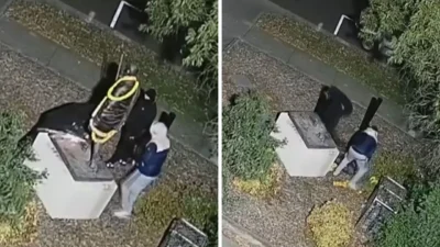 Melbourne'de hırsızlar, 400 kilogram ağırlığındaki bronz Mahatma Gandhi heykelini taşlama