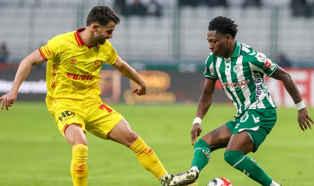 Trendyol Süper Lig 21. haftasında Konyaspor, sahasında Göztepe ile 0-0