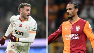 Galatasaray'ın Kayserispor'u konuk ettiği maçta Leroy Sane ve Barış Alper