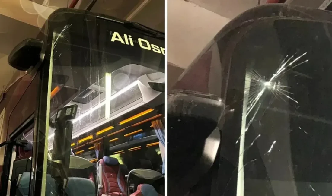 Trabzonspor, Samsunspor karşılaşması öncesinde takım otobüsüne taşlı saldırı düzenlendiğini ve