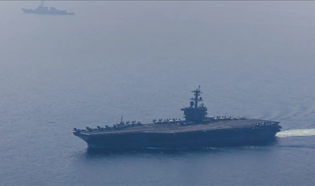 İran Devrim Muhafızları, Umman Denizi'nde ABD uçak gemisi USS Abraham