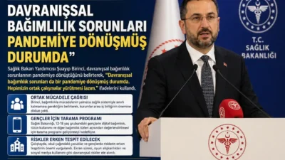 Sağlık Bakan Yardımcısı Şuayıp Birinci, davranışsal bağımlılık sorunlarının pandemiye dönüştüğünü