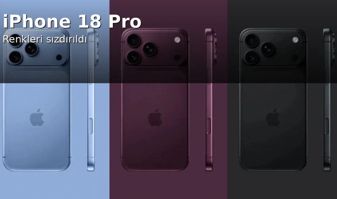 Apple’ın merakla beklenen iPhone 18 Pro modeli için renk seçenekleri