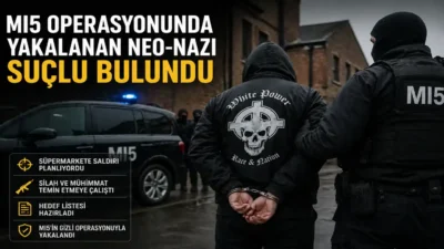 İngiltere’de MI5’in yürüttüğü gizli operasyon kapsamında yakalanan neo-Nazi bir saldırı