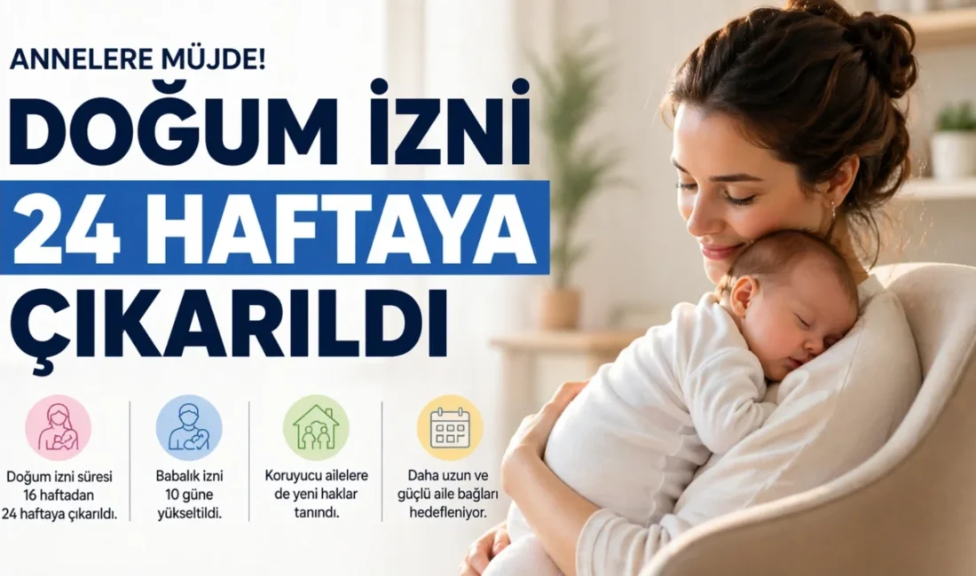 TBMM’de kabul edilen yeni düzenlemeyle doğum izni 16 haftadan 24