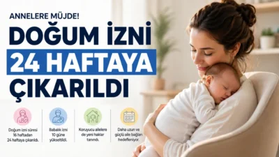 TBMM’de kabul edilen yeni düzenlemeyle doğum izni 16 haftadan 24