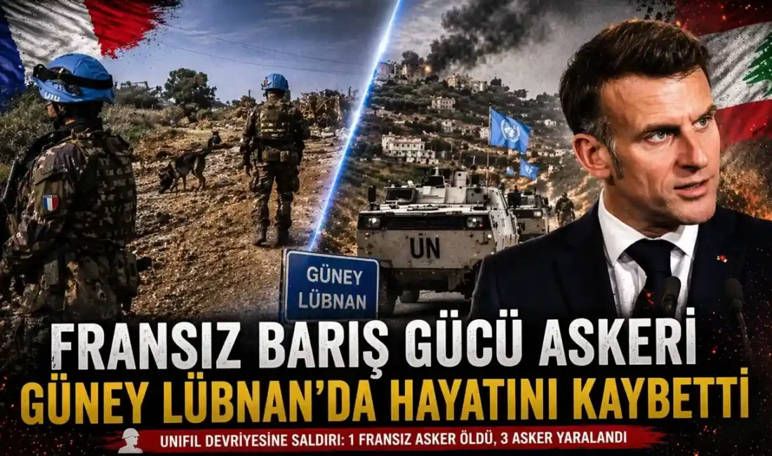 Birleşmiş Milletler barış gücü kapsamında görev yapan Fransız asker, güney