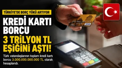 Türkiye’de bireysel kredi kartı borçları rekor seviyeye çıktı. Bankacılık verilerine