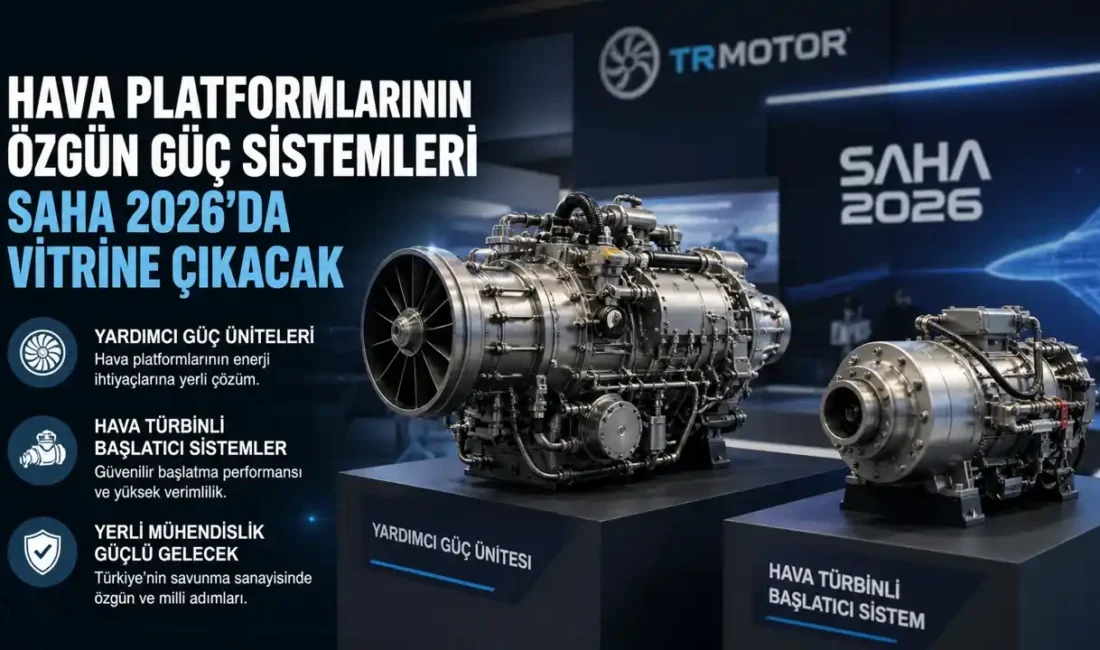 TRMOTOR, SAHA 2026 kapsamında hava platformları için geliştirilen özgün güç
