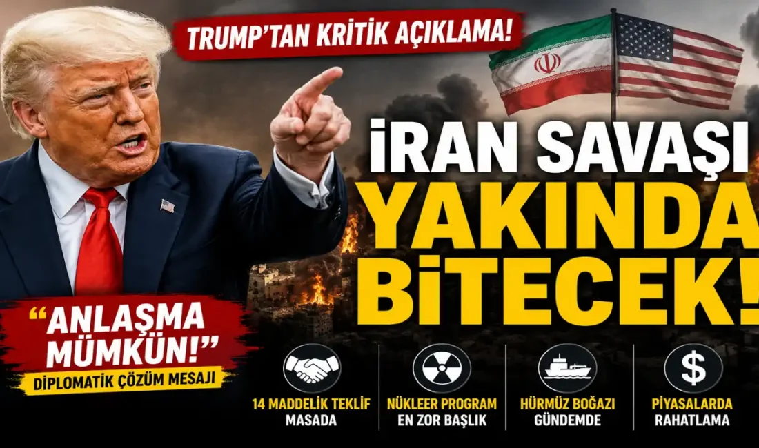 ABD Başkanı Donald Trump, İran’la devam eden savaşın sona ermesi