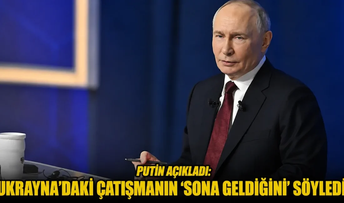 Rusya Devlet Başkanı Vladimir Putin, Ukrayna’daki savaşın “sona yaklaştığını” söyledi.