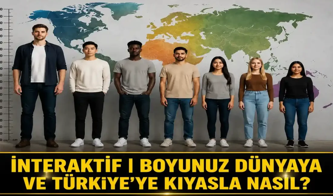 Dünya genelindeki boy ortalamalarıyla ilgili yayımlanan güncel araştırmalar, ülkeler arasındaki