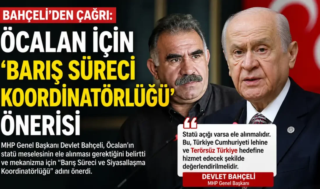 MHP Genel Başkanı Devlet Bahçeli, Abdullah Öcalan’ın statü meselesinin süreç