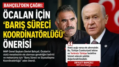 MHP Genel Başkanı Devlet Bahçeli, Abdullah Öcalan’ın statü meselesinin süreç