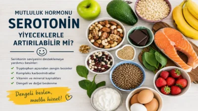 “Mutluluk hormonu” olarak bilinen serotonin, beslenmeyle desteklenebilir ancak tek başına