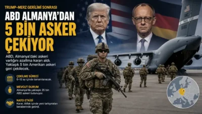 Özet: ABD, Almanya’daki askeri varlığını azaltma kararı aldı. Kararın, Başkan