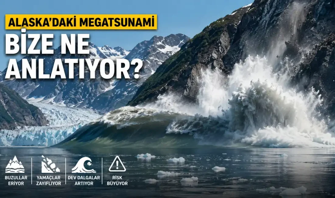 Alaska’daki Tracy Arm Fiyordu’nda yaşanan dev megatsunami, eriyen buzulların yalnızca