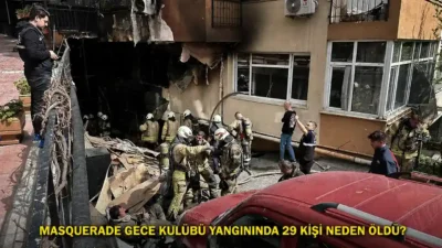 İstanbul Gayrettepe’de bulunan Masquerade Gece Kulübü’nde 2 Nisan 2024’te çıkan