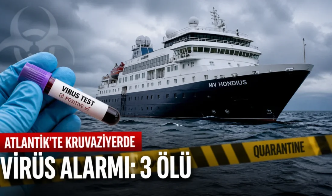 Atlantik Okyanusu’nda seyreden bir kruvaziyer gemisinde şüpheli virüs salgını nedeniyle