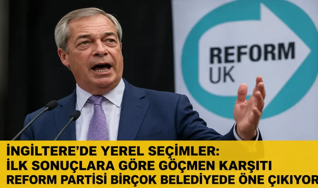 İngiltere’de yerel seçimlerin ilk sonuçları, Nigel Farage liderliğindeki göçmen karşıtı