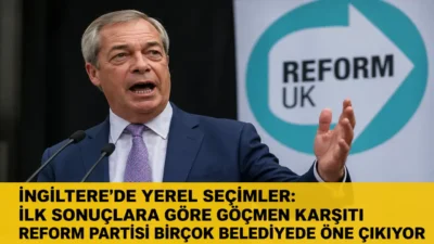 İngiltere’de yerel seçimlerin ilk sonuçları, Nigel Farage liderliğindeki göçmen karşıtı