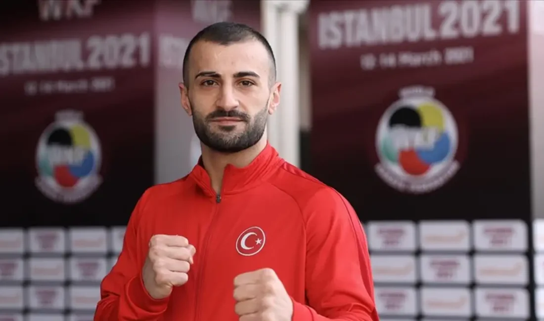 Milli karateci Uğur Aktaş, Almanya’da düzenlenen Avrupa Karate Şampiyonası’nda gümüş