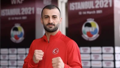 Milli karateci Uğur Aktaş, Almanya’da düzenlenen Avrupa Karate Şampiyonası’nda gümüş