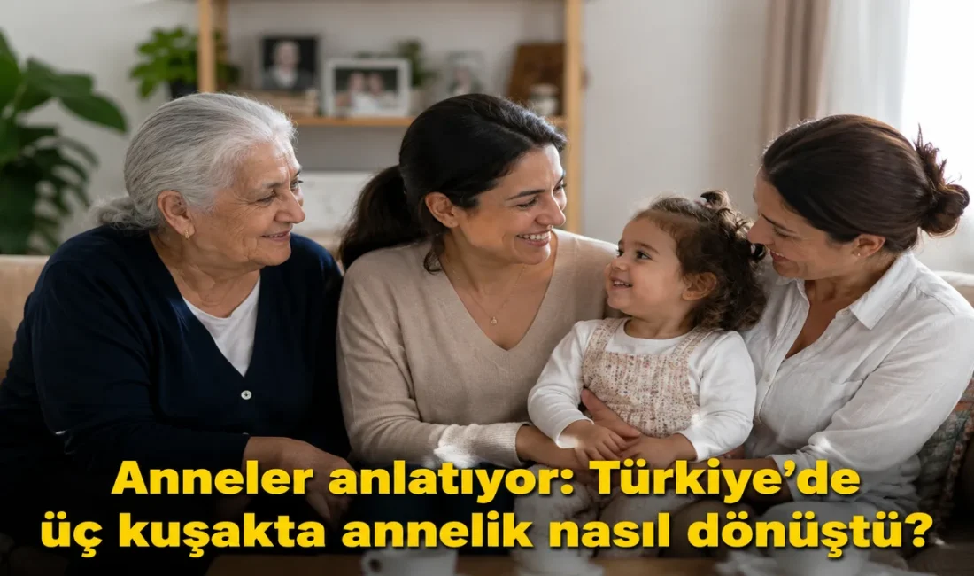 Türkiye’de annelik deneyimi üç kuşak içinde önemli ölçüde değişti. Önceki