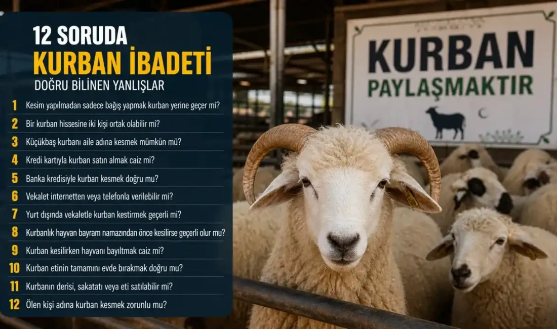 Kurban Bayramı öncesinde vekalet, hisse, kredi kartıyla ödeme, kesim zamanı