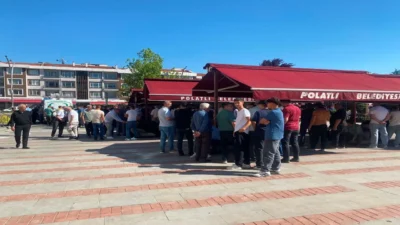 Ankara'nın Polatlı ilçesinde meydana gelen trafik kazasında, otomobilin park halindeki