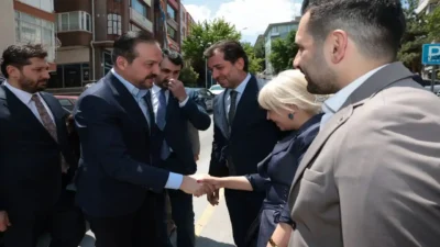 AK Parti Genel Başkan Yardımcısı Kürşad Zorlu, Ankara'da partisinin Çankaya