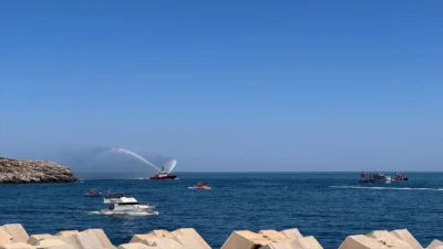 Bartın'ın turistik ilçesi Amasra'da, 1 Temmuz Denizcilik ve Kabotaj Bayramı'nın