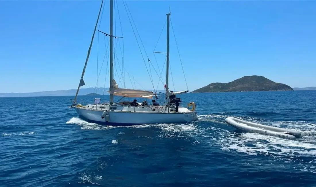 Muğla'nın Bodrum ilçesi açıklarında yasa dışı yollarla yurt dışına çıkmaya