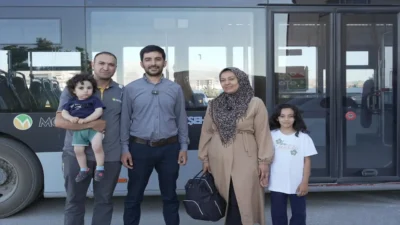 Malatya Büyükşehir Belediyesi'ne bağlı toplu taşıma aracında unutulan, içerisinde çok